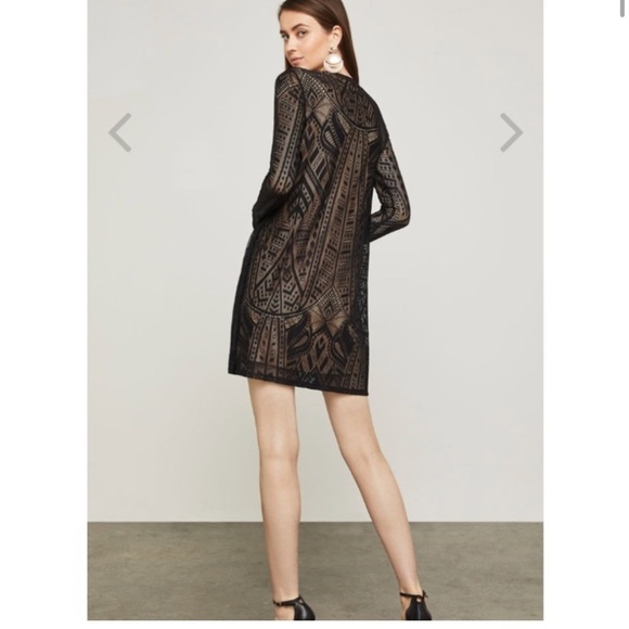 🌟 BCBGMAXAZRIA NATYLY BLACK LACE DRESS🌟 - Picture 13 of 14